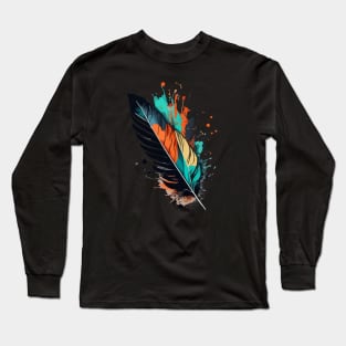 Bird Feathers Long Sleeve T-Shirt